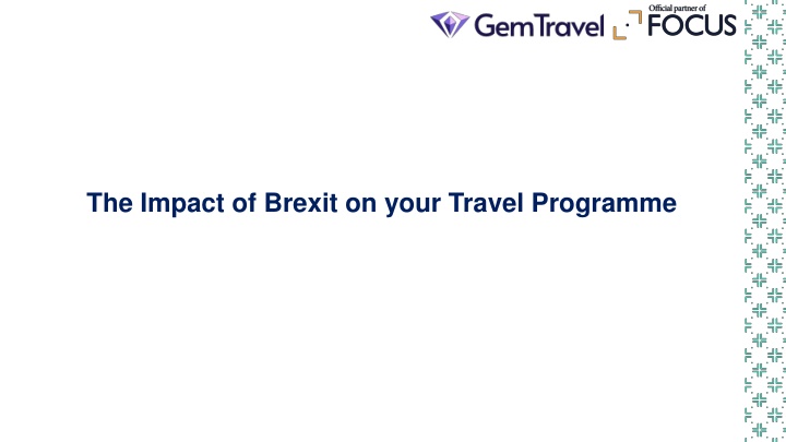 the impact of brexit on your travel programme n.w