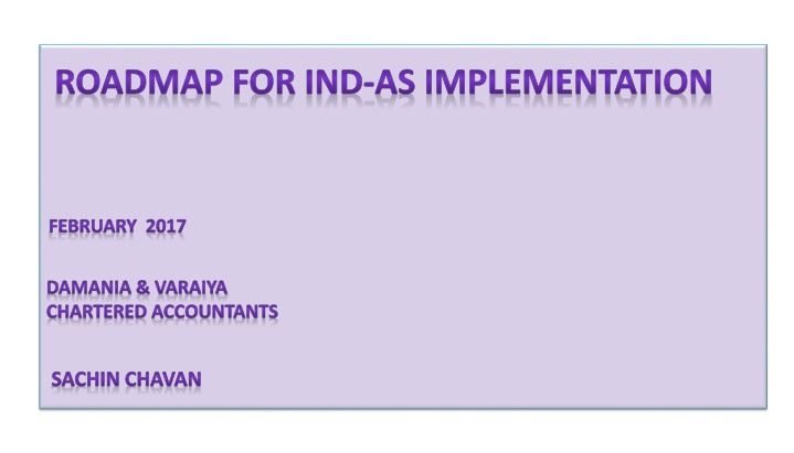 roadmap for ind as implementation n.w