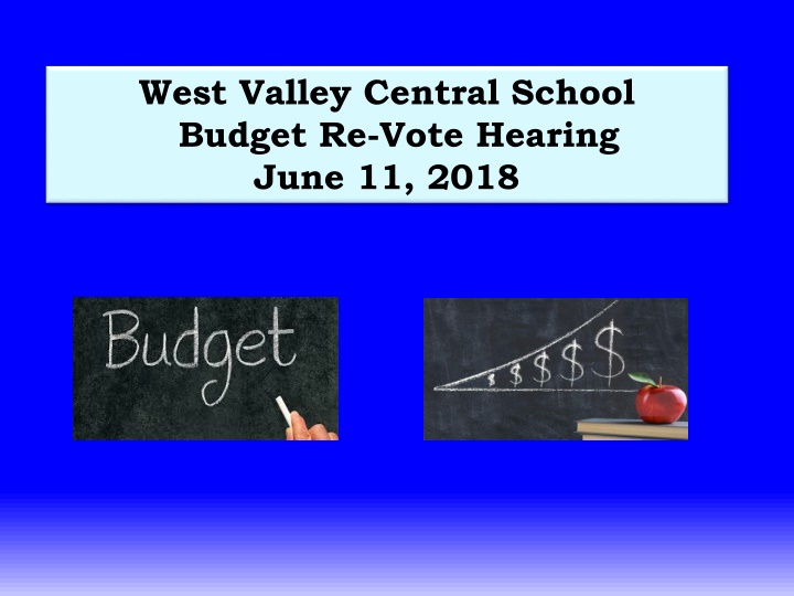 west valley central school budget re vote hearing n.w