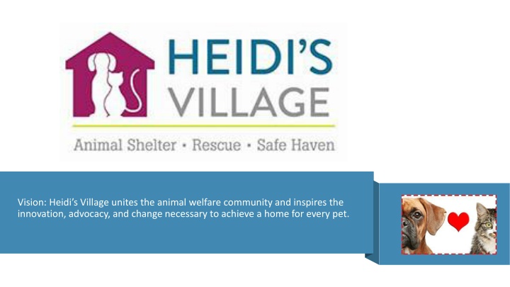 vision heidi s village unites the animal welfare n.w