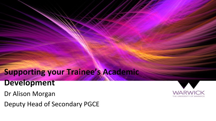 supporting your trainee s academic development n.w