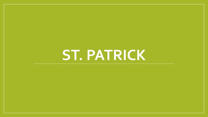 st patrick n.w