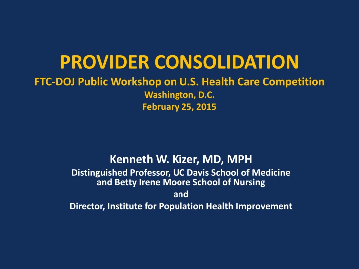 provider consolidation ftc doj public workshop n.w