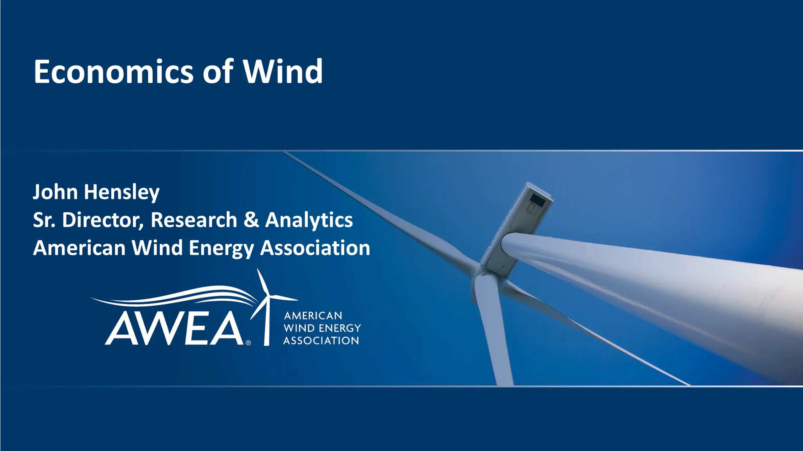 Economics of Wind