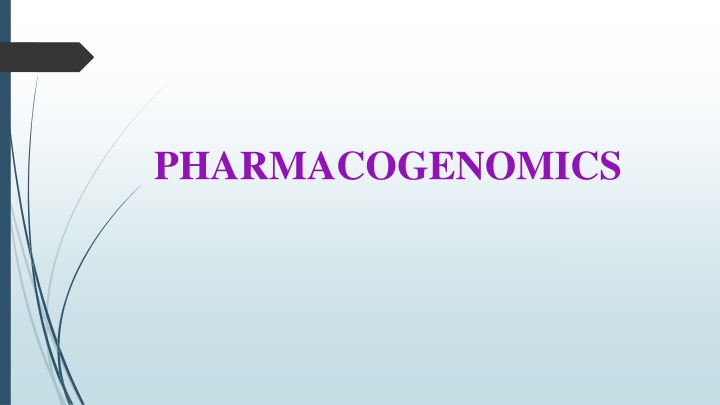 pharmacogenomics n.w