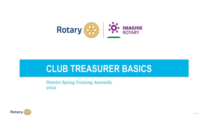 club treasurer basics n.w