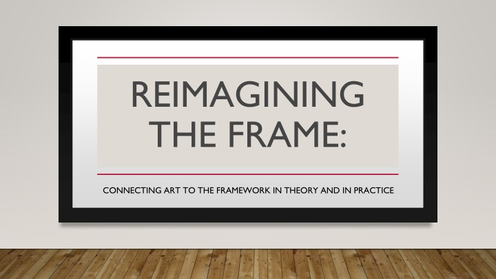 reimagining the frame n.w