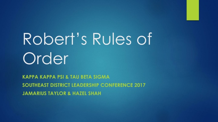 robert s rules of order n.w