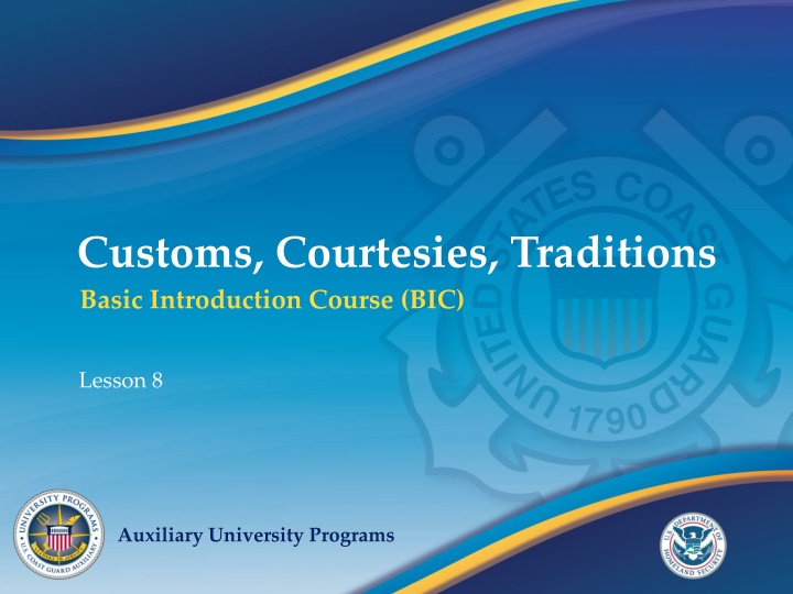customs courtesies traditions basic introduction n.w
