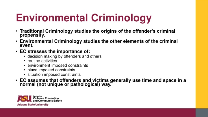 environmental criminology n.w