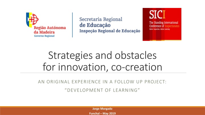 strategies and obstacles for innovation n.w