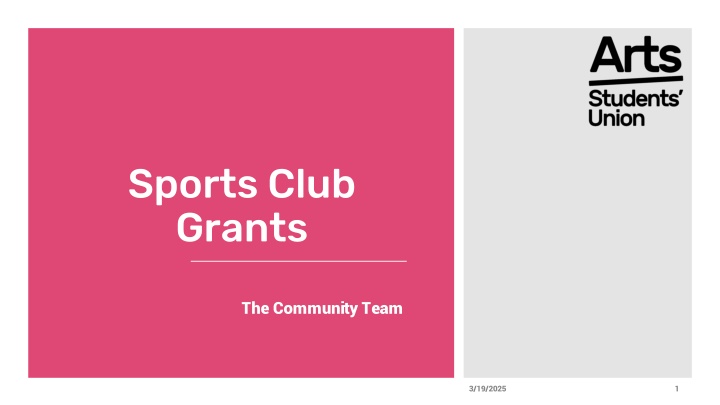 sports club grants n.w