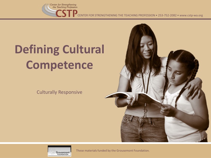 Defining Cultural Competence for School Professionals
