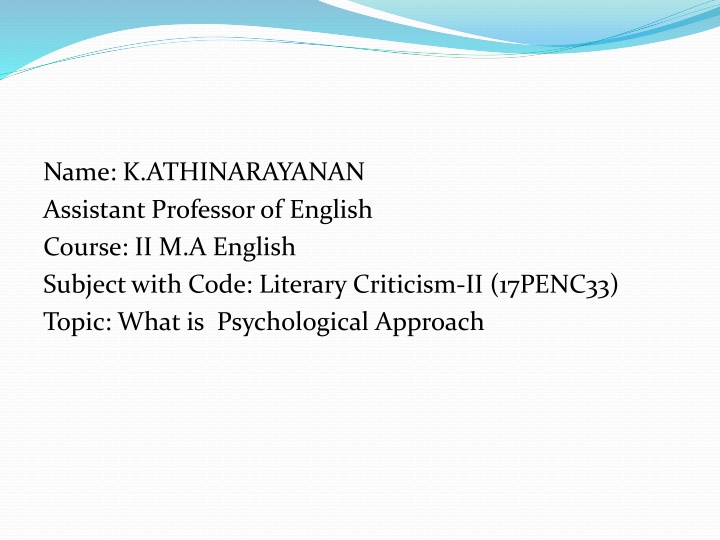 name k athinarayanan assistant professor n.w