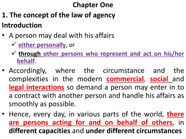 chapter one n.w