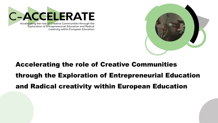 accelerating the role of creative communities n.w
