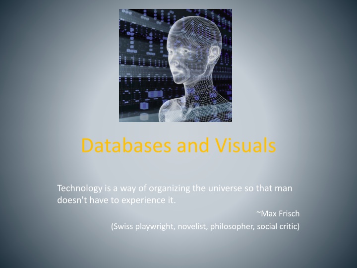 databases and visuals n.w