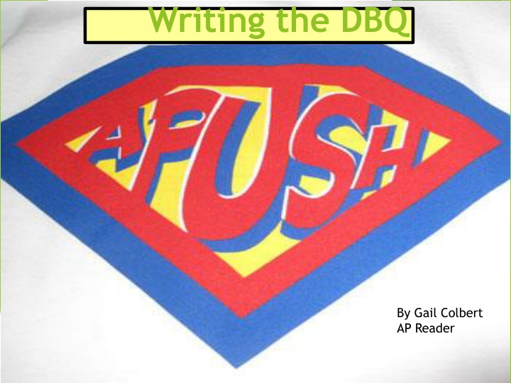 writing the dbq n.w
