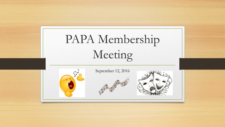 papa membership meeting n.w
