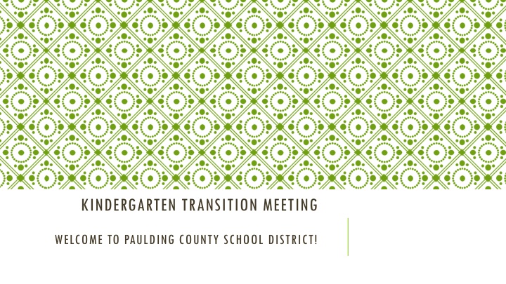 kindergarten transition meeting n.w