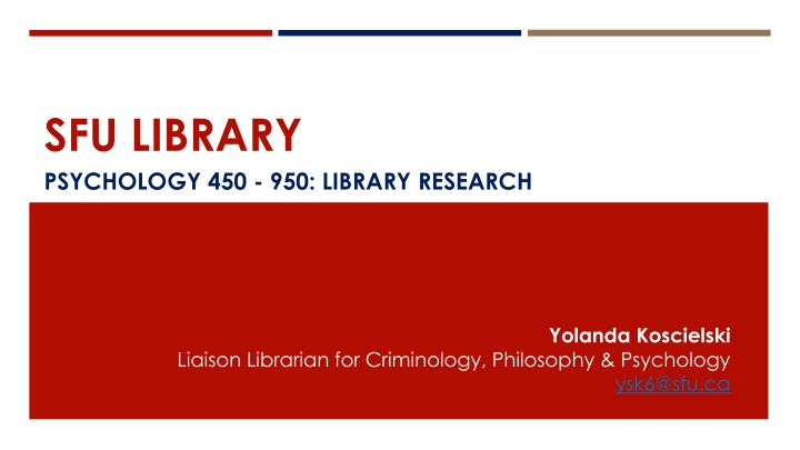sfu library psychology 450 950 library research n.w