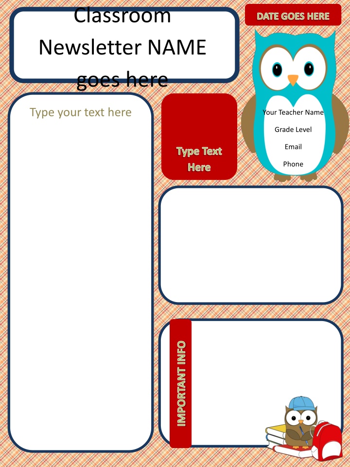 classroom newsletter name goes here n.w