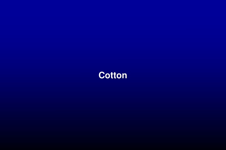 cotton n.w