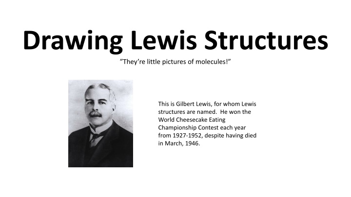 drawing lewis structures they re little pictures n.w