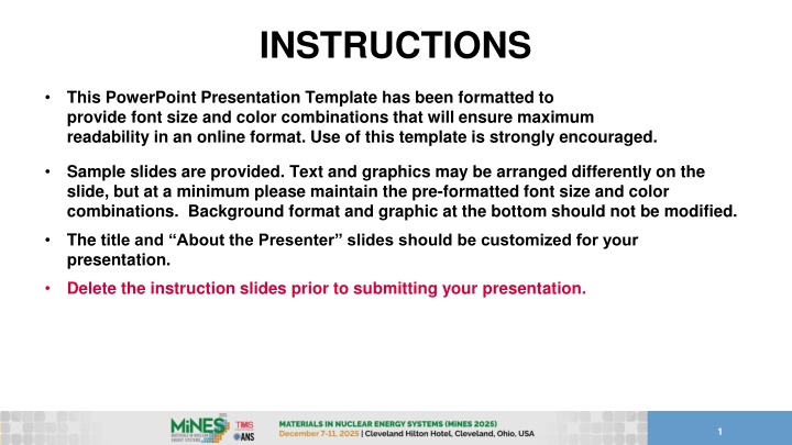 instructions n.w