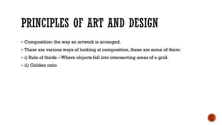 principles of art and design n.w