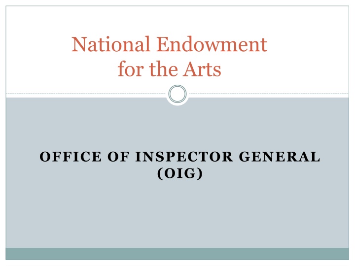Office of Inspector General: Audits, Planning, and Mission Overview