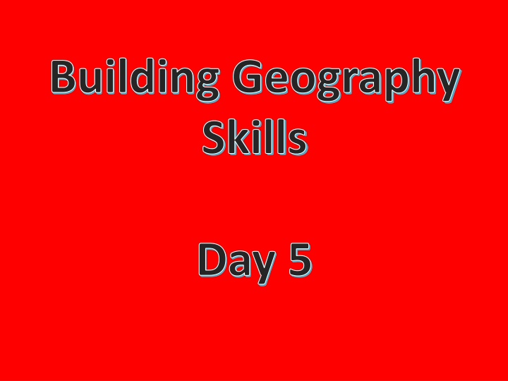 building geography skills n.w
