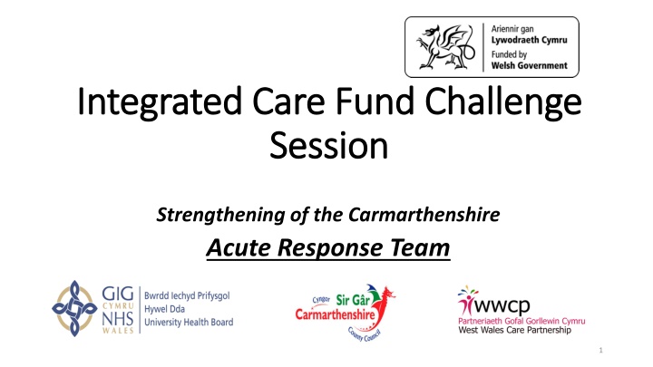 integrated care fund challenge integrated care n.w