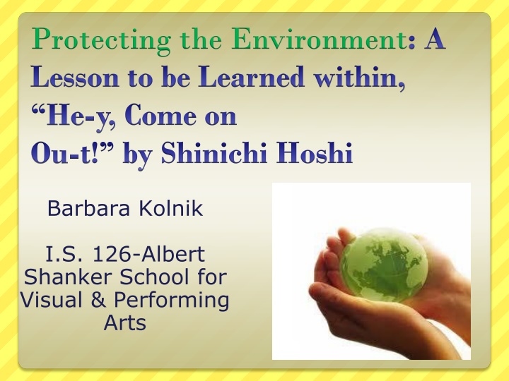 protecting the environment a lesson to be learned n.w