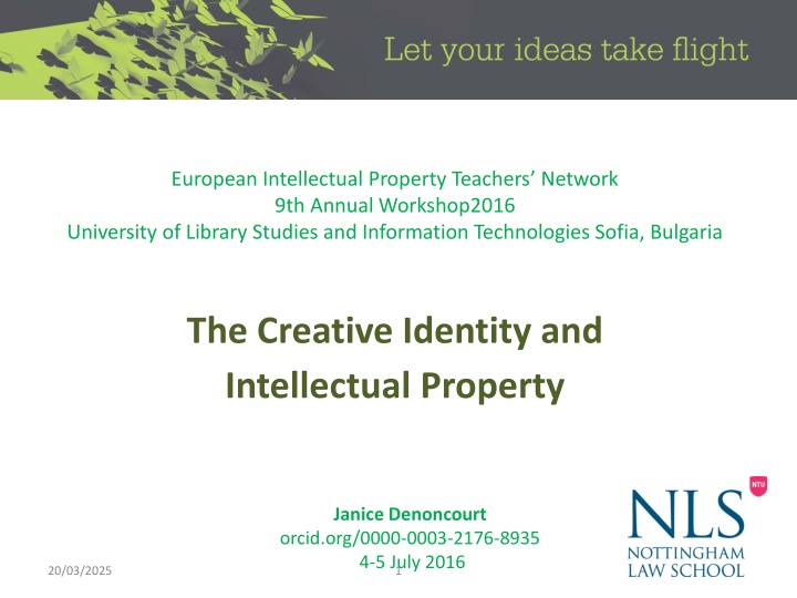 european intellectual property teachers network n.w