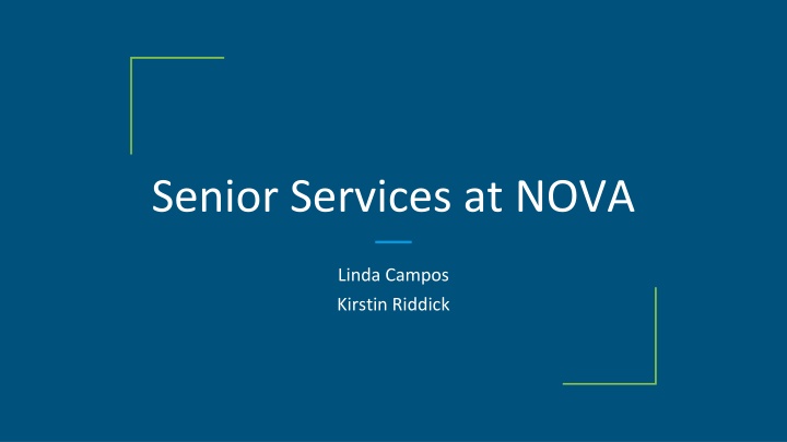 senior services at nova n.w