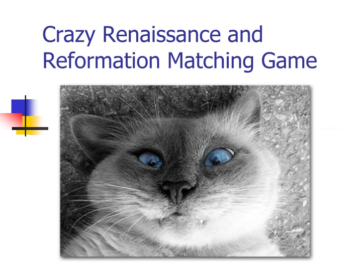 crazy renaissance and reformation matching game n.w