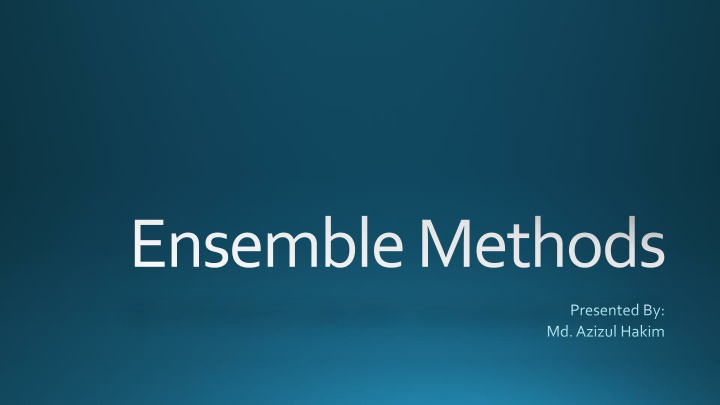 ensemble methods n.w