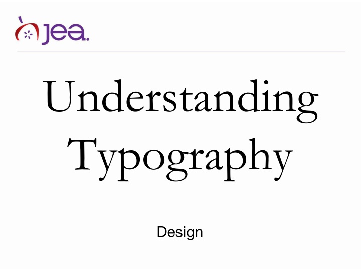 understanding typography n.w