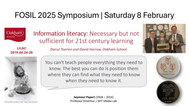 fosil 2025 symposium saturday 8 february n.w