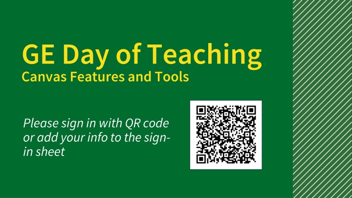 ge day of teaching canvas features and tools n.w