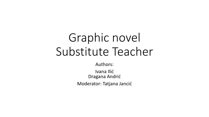 graphic novel substitute teacher n.w