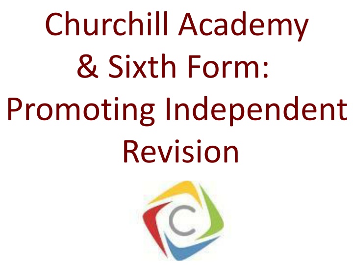 churchill academy sixth form promoting n.w