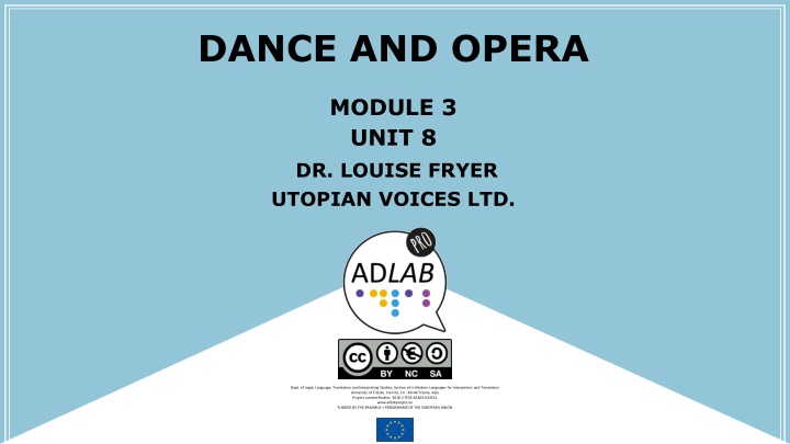 dance and opera n.w