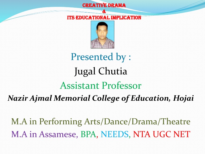 creative drama creative drama its educational n.w