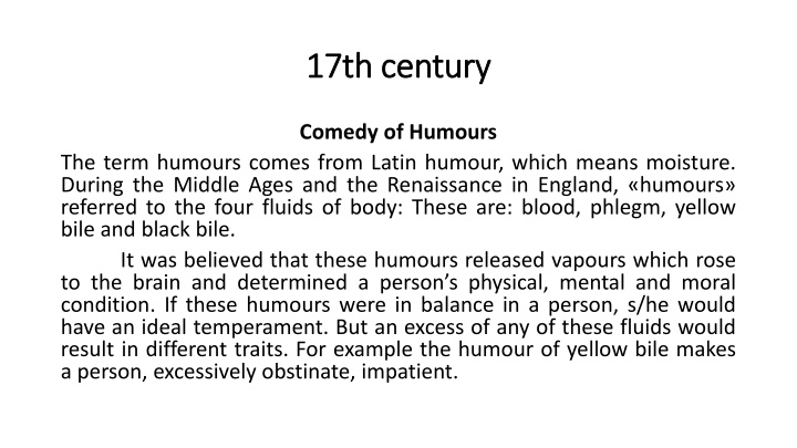 17th 17th century century n.w