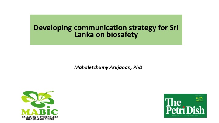 developing communication strategy for sri lanka n.w
