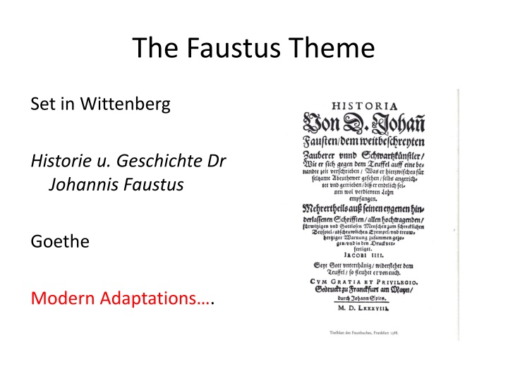 the faustus theme n.w