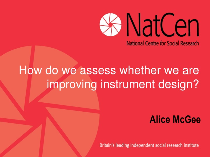 how do we assess whether we are improving n.w
