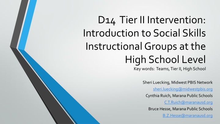 d14 tier ii intervention introduction to social n.w